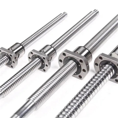 Double Ball Nut For RM1605 DFU1605 Ballscrew Machined Nut Only 250 To 2000mm Length C5 Precision Grade shown with screws