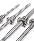 SFA1610 Ball Screw End Machined With Ball Nut Pro Grade 16mm Diameter 250mm To 2000mm Anysize Roller Screw End Machining With Single Ball Nut Optional Lengths 250mm 300mm 350mm 360mm 400mm 450mm 500mm 550mm 600mm, stainless steel ball screws with flanged nuts