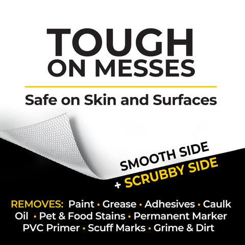 Heavy Duty Hand Cleaning Wipes For Hands And Surfaces, Pre Moistened To Wipe Away Paint Oil Grease Adhesives Caulk Dirt And Grime