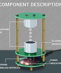 Cool Hands On Levitation Kit With Ultrasonic Standing Wave Controller showing ultrasonic probe and power interfaces