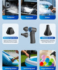 Beast Power 300000 RPM Electric Air Duster With Variable Wind Speed Rechargeable Mini Dust Blower nozzles and uses