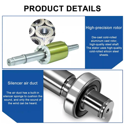 High-precision rotor and silencer air duct details of Beefy 220V And 380V Regenerative Vortex Blower For Industrial Dust Removal And Air Filtration.