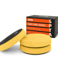 Heavy Cut Swirl Buster T80 Yellow Foam Polishing Pads For 6 Inch Backing Plate 6.5 Inch Face Car Buffer Polisher