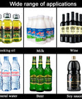 Wide range of applications for Heavy Duty Automatic Liquid Filling Machine, including cooking oil, milk, wine, and more.