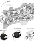 Dryer Heating Element Replacement Kit With Fuse And Thermostat For Samsung Dryers DV45H7000EW DV40J3000EW DV42H5000EW DVE50M7450W DV48H7400EW