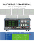 32V 6A Adjustable Multi Channel DC Power Supply MPS-3264 showing front interface with digital display and control buttons