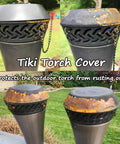 Beefy Tiki Torch Cover Set Of 2 For Island King 65 Inch Metal Outdoor Torches Waterproof Weatherproof Dustproof Wind Resistant