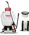 Your Go-To 4-Gallon ProSeries Backpack Sprayer With Foaming Adjustable Nozzle For Fertilizers, Herbicides And Pesticides, Translucent Tank