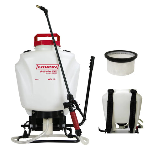 Your Go-To 4-Gallon ProSeries Backpack Sprayer With Foaming Adjustable Nozzle For Fertilizers, Herbicides And Pesticides, Translucent Tank
