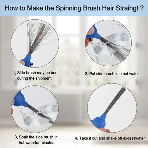 10 Pack Replacement Vacuum Brush Set for Eufy RoboVac Series with 2 Rolling Brushes and 8 Side Brushes for RoboVac 11S 11S Max 12 30 30C 35C 15C 15T 15C Max G30 G30 Edge G10 Hybrid Cleaners