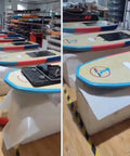 High Power EFoil For Water Sports With 28 Mph Top Speed And 120 Minute Ride Durable Rechargeable Battery Pack Stainless Steel Battery Box Built To Last Plug In And Go on display in showroom