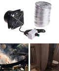 USB Adjustable Speed Solder Smoke Absorber And Fume Extractor With Pipe Duct Exhaust And Ventilation Tube Portable Soldering Fume Hood