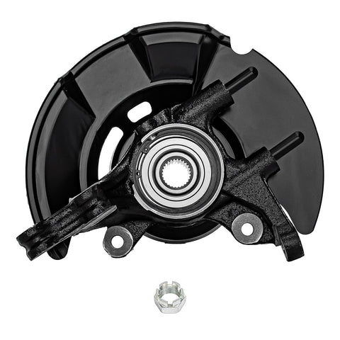 Front Left Steering Knuckle With Wheel Bearing Hub Assembly For 2007 2012 Hyundai Elantra Driver Side Replacement ABS Models Only