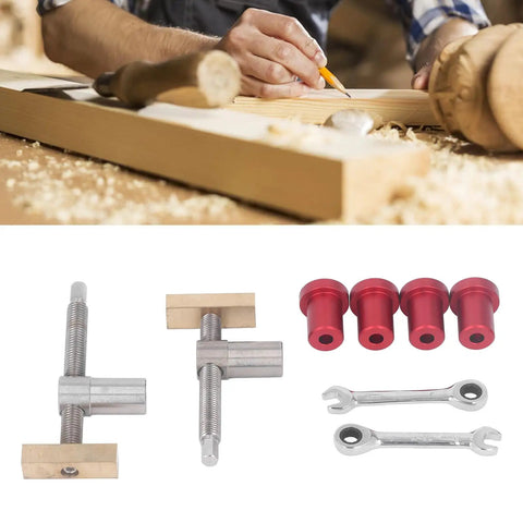 Heavy Duty Desktop Clip Bench Dog Clamp With 19mm Quick Clamp Stainless Steel Brass Stop for woodworking