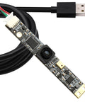 Dope 8MP USB Camera Module With Built In Microphone for Lightburn Laser Engraver, showing USB connector and camera board.