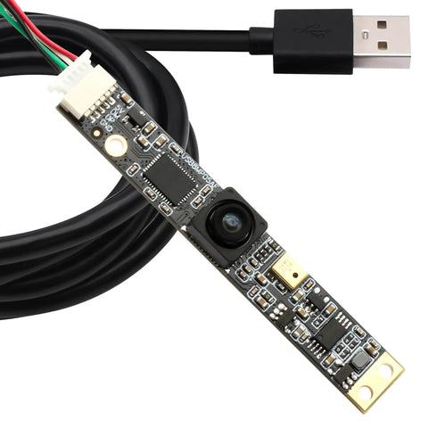 Dope 8MP USB Camera Module With Built In Microphone for Lightburn Laser Engraver, showing USB connector and camera board.