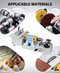 Beast Mode Flexible Shaft Bench Grinder Polishing Drill For Jade Wood Jewelry Crafting with aluminum components for precision work.