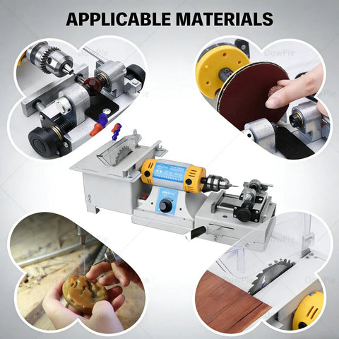 Beast Mode Flexible Shaft Bench Grinder Polishing Drill For Jade Wood Jewelry Crafting with aluminum components for precision work.