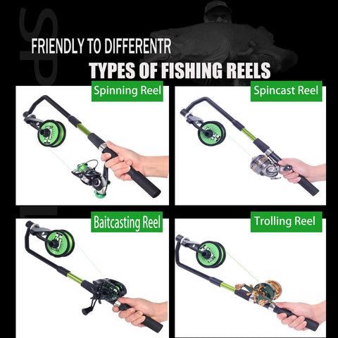 Adjustable Fishing Line Spooler For Casting Spinning And Trolling Reels No Line Twist Portable Line Winder for various reel types