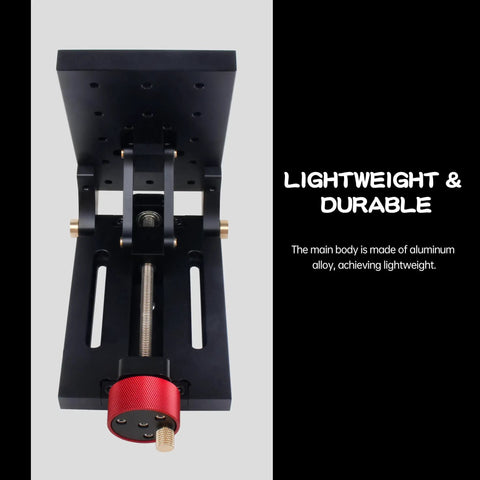 Workhorse Tilting Angle Platform Milling Table 0 To 65 Degrees Swivel Angle Plate for CNC Machining, lightweight aluminum alloy.