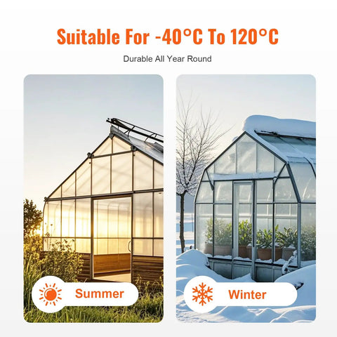 15 Pack Polycarbonate Greenhouse Roof Panels 2 By 4 Foot 0.24 Inch Thick Waterproof UV Protected Corrugated Clear Roofing Sheets For Greenhouse Garden