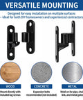 Beefy Heavy Duty Gate Hinges For Metal And Wood Fences, 304 Stainless Steel Construction, versatile mounting options