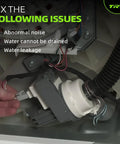 Washer Drain Pump Replacement For Whirlpool Maytag Crosley Kenmore Easy DIY Install Quiet Durable Pump installed under washer tub