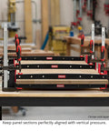 Phenolic Clamping Cauls 24 Inch 2 Pack Cambered Design Delivers Even Pressure For Flat Panel Glue Ups, Boss Level Shop Grade Durability, Built Tough For Precise SnipeFree Woodworking Glue Ups. on panel glue up
