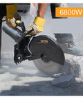 Heavy Duty 6800W Electric Circular Saw With Smooth Angle Adjustments For Easy Wood Metal Stone And Tile Cutting cutting through stone.