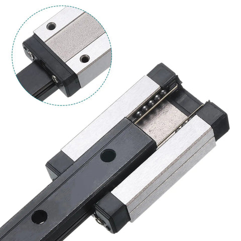 MGN12 300mm Linear Guide Rail Kit With MGN12H Carriage Block And Mini Linear Guide For DIY 3D Printers And CNC Machines Pro Grade High Precision Steel Bearing For Smooth Motion And Durable Rails