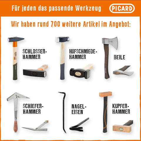 Display of various hammers with Beefy Full Steel Roofing Hammer 950g With Leather Grip Magnetic Nail Holder Forged Alloy Steel Head And Checked Face For Heavy Duty Carpentry Roofing And Construction Projects