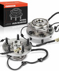 Pair Of Front Wheel Bearing And Hub Assemblies With ABS For Jeep Commander 2006 To 2010 And Grand Cherokee 2005 To 2010