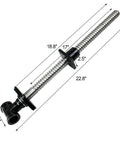 Beefy Heavy Duty Workbench Vise Screw With 3 TPI Acme Threads For 17 Inch Capacity Durable Cast Iron Build Accepts 1 Inch Handle