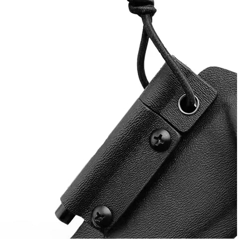 Close-up of Kydex sheath for Magnesium Fire Starter For Survival And Camping With Kydex Sheath Bushcraft Fire Starter For Outdoor Hiking