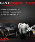 Heavy Duty Power Steering Pump With Pulley Replacement For Nissan Frontier Pathfinder Xterra 2005 To 2012 Four Point Zero Liter Engine