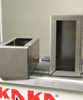 Rectangular metal ducts made with Pro Grade 48 Inch Magnetic Box And Pan Sheet Metal Brake With 6 Ton 16 Gauge Capacity 0.06 Inch 220V
