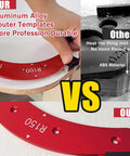 Five-Piece Router Corner Radius Template Set For Woodworking With Durable Aluminum Radius Jig And Corner Routing Guide comparison image