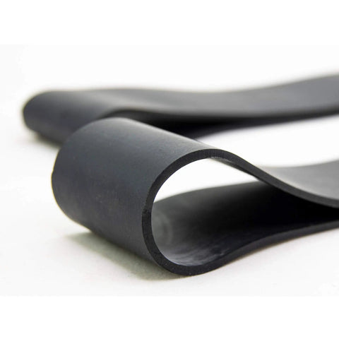 Close-up of Heavy Duty Rubber Fire Helmet Bands Pack Of 3 for modern and traditional helmets, showcasing material and thickness.