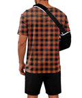 Post Surgery Shirt For Men With Shoulder Recovery Easy Dress Snap Design Side Snap Adaptive Tee With Pockets Tear Away Gown Style