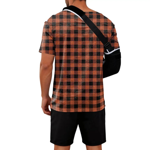 Post Surgery Shirt For Men With Shoulder Recovery Easy Dress Snap Design Side Snap Adaptive Tee With Pockets Tear Away Gown Style