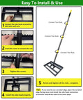 Assembly instructions for Tough As Nails Heavy Duty Lawn Leveling Rake With 74 Inch Adjustable Handle Reinforced Welds And Reversible Plate.