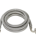 Dishwasher Hose With 90 Degree Elbow And PVC Core 6 Feet Long Premium Braided Stainless Steel Water Supply Line