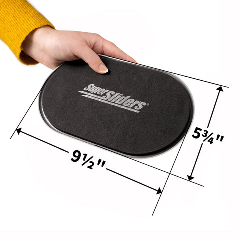 XL Oval Reusable Furniture Sliders For Carpet Five And Three Quarters Inch By Nine And One Half Inch Anti Slip Protective Moving Pads For Beds Sofas Dressers Brown Set Of 4 Perfect For Heavy Furniture And Protects Carpet And Floors From Scuffs