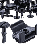 5 Sets Front Fender And Bumper Clip And Pin Kit For Toyota And Lexus Replaces 53879-58010 And 47749-58010 with heavy duty pins