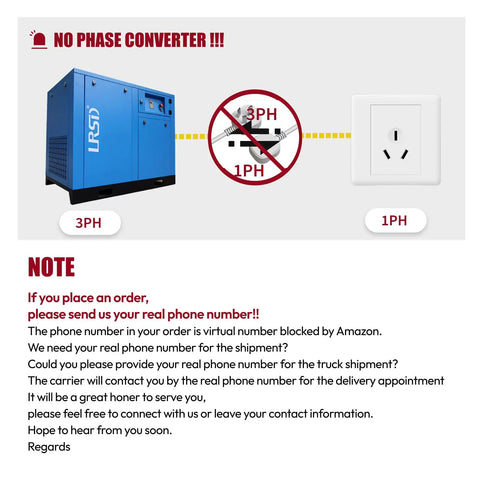 Beast Heavy Duty 40HP 30KW Rotary Screw Air Compressor With Refrigerated Dryer VSD Drive 185 CFM At 125 PSI 220V 3 Phase Industrial Air System All In One For Clean Dry Air On Tough Jobs, blue 3PH unit