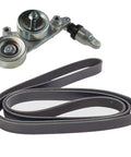 Serpentine Belt Kit With Tensioner For 2008 2010 Honda Accord, 2005 2010 Odyssey, And 2006 2011 Pilot showing belt and tensioner