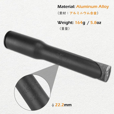 Quill Stem Riser Adapter for Bikes Aluminum 6061 With Polished Finish Elevates Handlebar Height black 22.2mm size