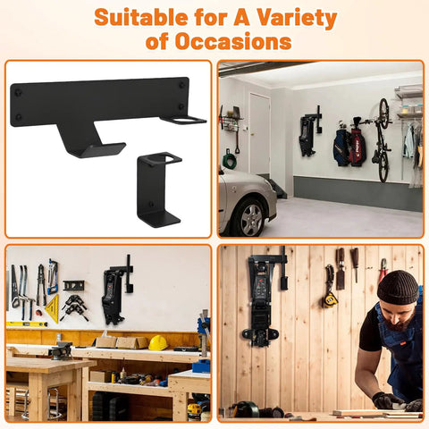 Wall Mount Floor Jack Stand Rack Organizer For Garage And Shop, Heavy Duty Hydraulic Trolley Jack Holder And Bracket System