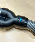 40mm Vacuum Hose Y Splitter Adapter With Swivel Fittings Converts One Hose Into Two Ports for Dust Collection displayed on wood surface