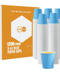 Sturdy 5oz Disposable Paper Cups Bulk 1200 Pack For Cold Drinks, Parties, Offices, Events, Hydration Stations, Snacks, And Mouthwash Use